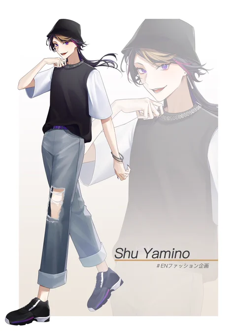 #ENファッション企画第1弾※捏造衣装注意主催の企画でLuxiemのShu Yaminoさんと他2名担当させて頂きましたタグから素敵な作品が見られますので是非検索してみてください〜! 