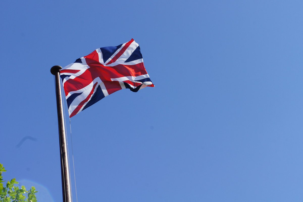 StJohnThornton's tweet photo. Ascension of King Charles lll. Flag flying at full mast today for the proclamation of the King. God Save The King! https://t.co/I68grBeMJ5