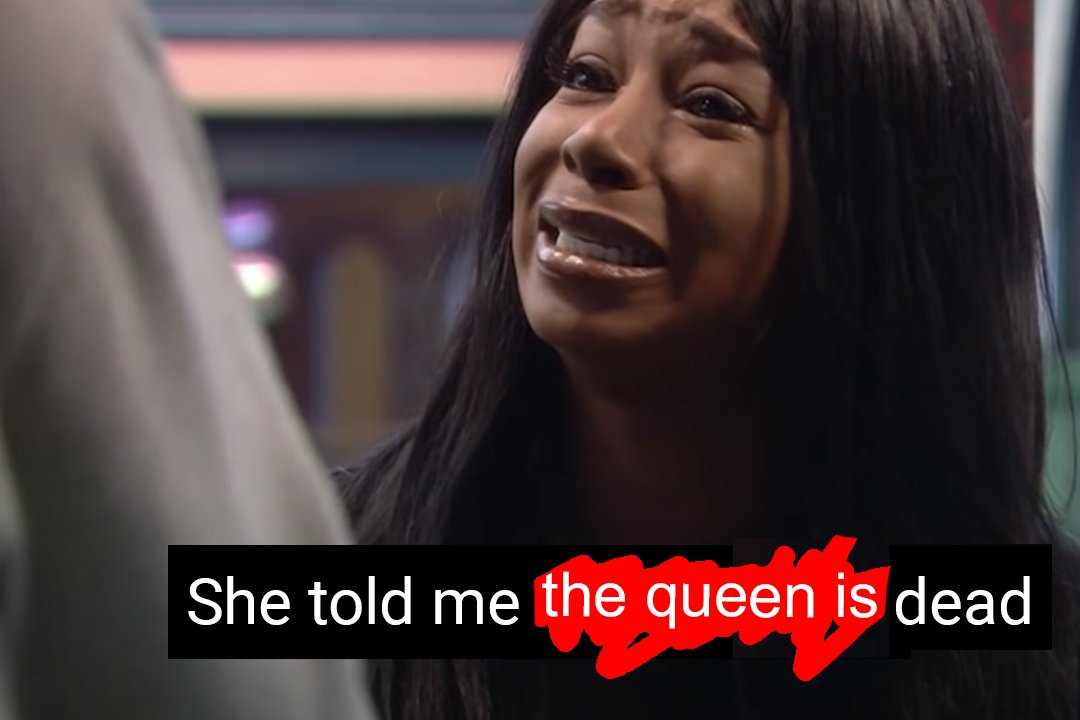 misterbrilliant's tweet image. The royal beekeeper telling the bees that the queen has died.