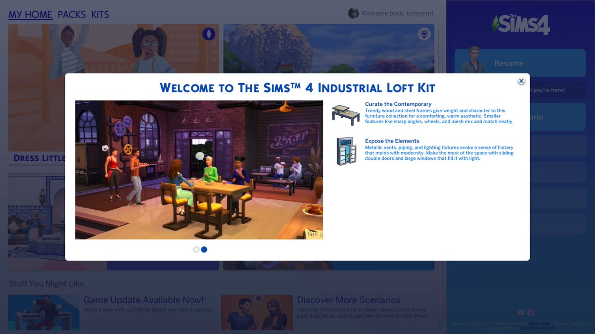 Yeey I finally bought the Industrial Loft kit 🥳🥳