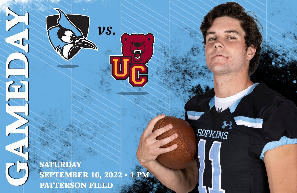 Gameday ... <a href="/CentennialConf/">CentennialConference</a> opener against <a href="/UrsinusFootball/">Ursinus Football</a>.  #GoHop