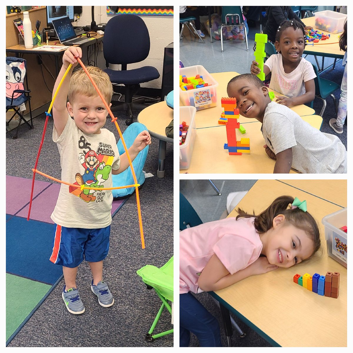Working hard and making friends in Prek! Love the smiles! 
<a href="/gbparkaacps/">Glen Burnie Park</a>