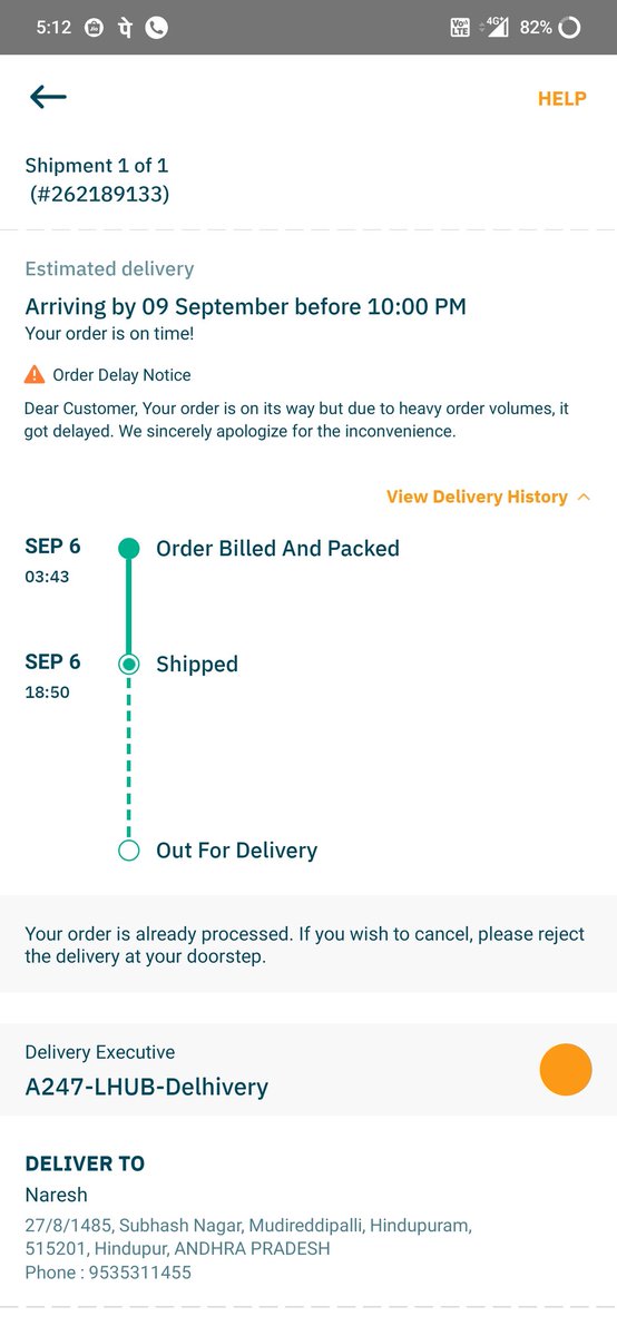 NSuruvu's tweet photo. @Apollo24x7 @NIKHILMEHTA21 Don't order anything in @Apollo24x7 . My order supposed to get delivered on Sep 9th not received yet. Page shows order will be delivered on time 😂😂 https://t.co/5x5rpcWJQO