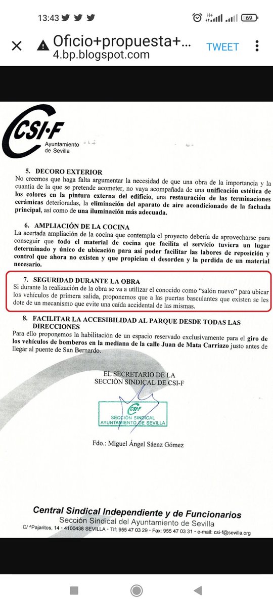 BOMBEROSCSIF's tweet photo. DIEZ AÑOS desde la primera vez que solicitamos la unificación estética de la pintura exterior de este #ParqueDeSanBernardo con 100 AÑOS de Servicio a los ciudadanos. https://t.co/tOV5gUG3tp