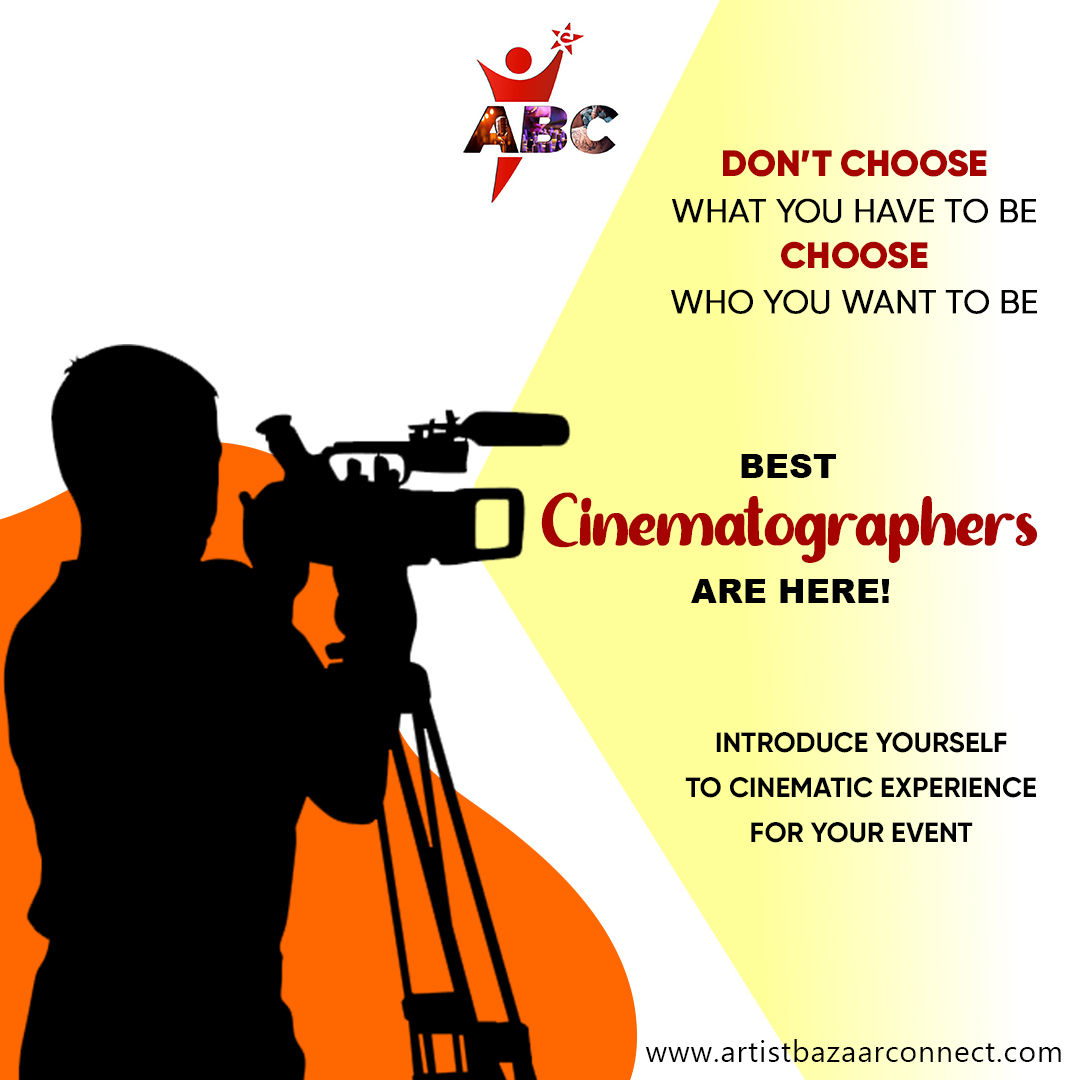 Artistbazaarco's tweet photo. The best Cinematographers are here to find.

Get yourself introduced to a lifetime of memories of the event through the breathtaking video experience of your event.

Connect &amp; Book talent for your event at https://t.co/gPFrk23tDb 

#artistbazaarconnect #cinematographer #booknow https://t.co/ZFuNgWNUap