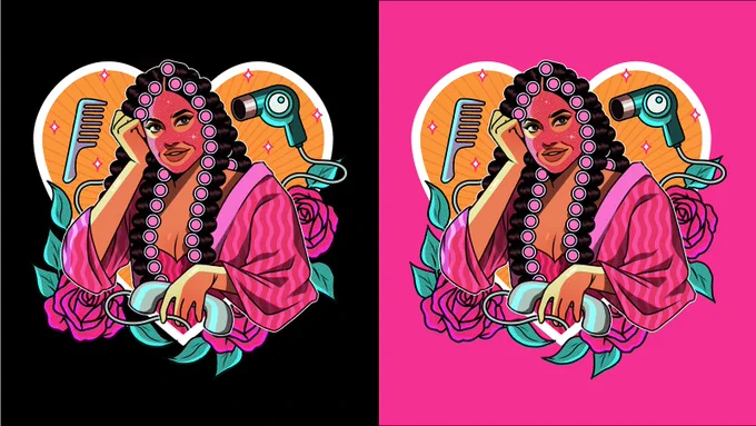 color variations + detail closeups + lineart (had a lot of fun doing the line art hehe) 