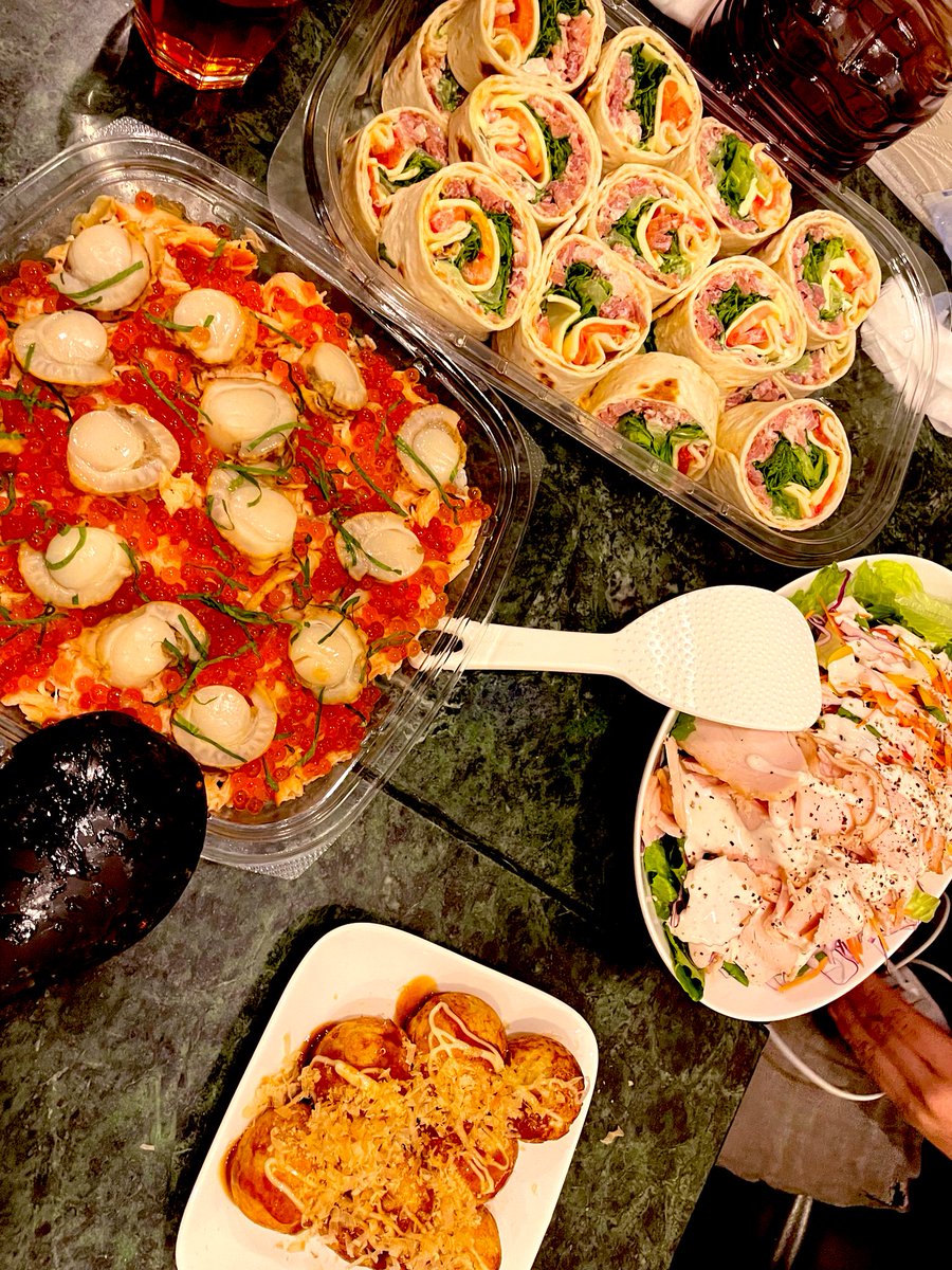 今宵は友人のお店でたこ焼きパーティー!!! 