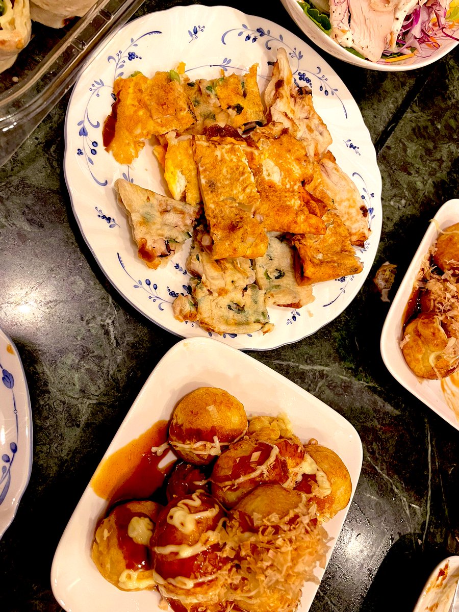 今宵は友人のお店でたこ焼きパーティー!!! 