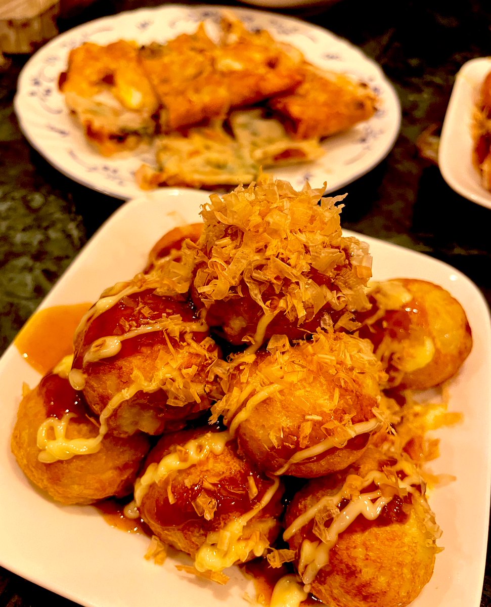 今宵は友人のお店でたこ焼きパーティー!!! 