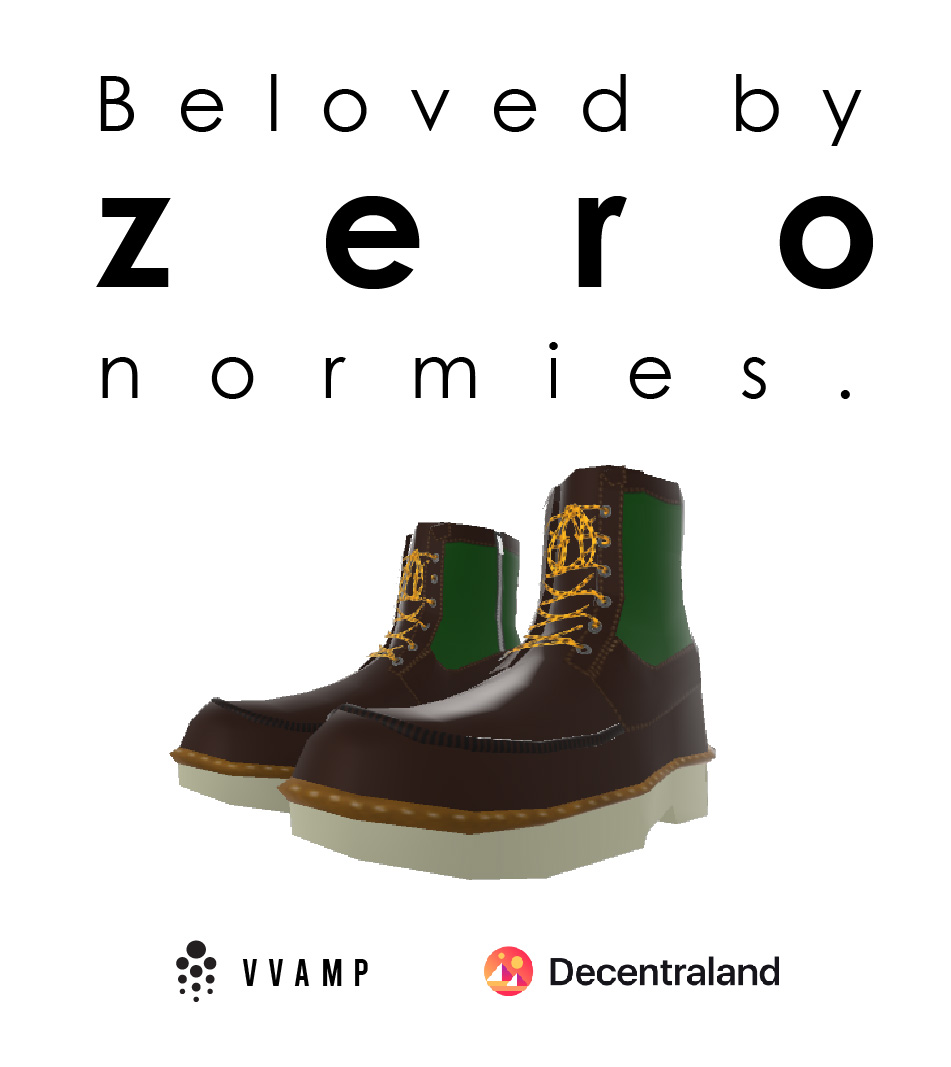 nftfootwear's tweet photo. Footwear for the discerning avatar.
#nftfootwear #digitalidentify #digitalfashion #nfts #eth #mana #kicks #footwear https://t.co/8bgW8CnVUR