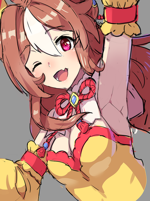 手直し中。参考資料として、ゲームのモデル見ると、どの子についても、髪の落ち影など、顔(肌部分)の陰影は少なめイメージ。 