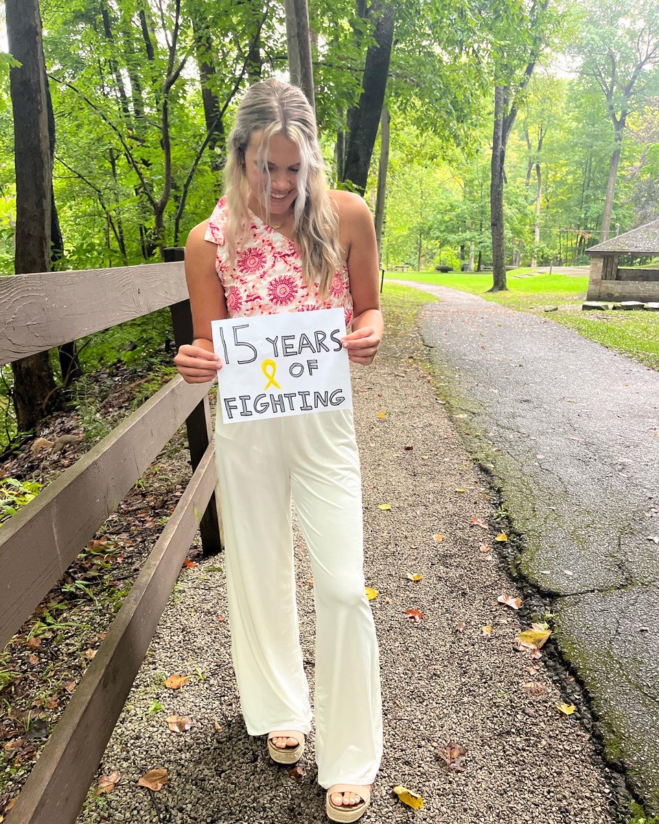 emily2beck's tweet photo. today marks 15 years being diagnosed with stage 3 astrocytoma brain cancer. being told you have 5 years to live or never be able to play sports or even walk. but that didn’t stop me. never take life for granted and live every moment like it’s ur last. here’s to many more🤍🎗 https://t.co/P2tFkzxsqK