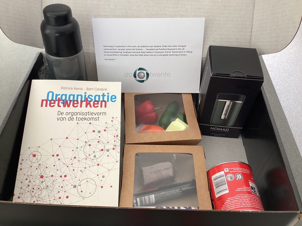Wat een leuke verrassing.  #studiereis #IZOTwente onder het motto “energiek samenwerken, we gaan samen het tij keren……”