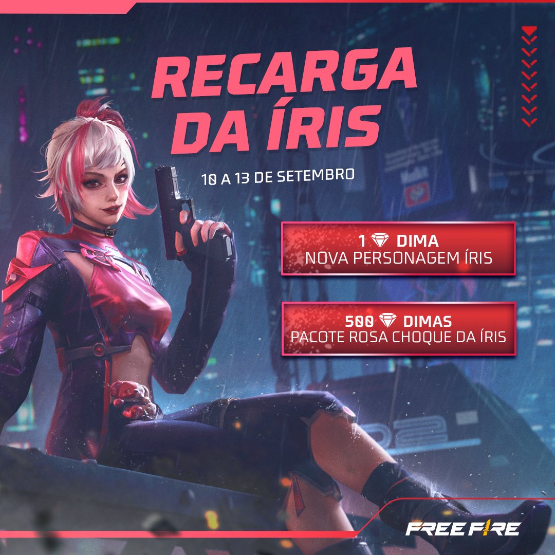 Nova personagem do Free Fire ganha outro nome no Brasil