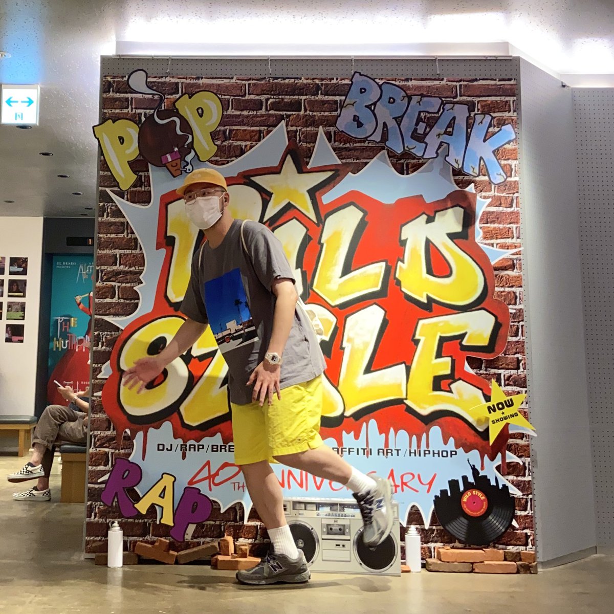 hunipaku's tweet photo. #WILDSTYLE 観に来たよ🎤💿ᝰ✍🏾 https://t.co/J1cYgVAeDQ