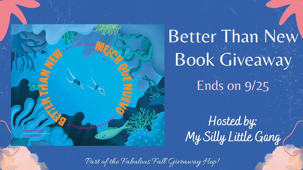 SilvieArmas's tweet photo. Enter To Win the Better Than New Book Giveaway! 1 Lucky Winner will receive a copy of the book Better than New: A Recycle Tale / Mejor Que Nuevo: Un Cuenta de Reciclaje! Ends on 9/25 #MySillyLittleGang #FabulousFallHop
Enter Today ---> https://t.co/ntyLCaf6Mg https://t.co/mPN8mo3vO6