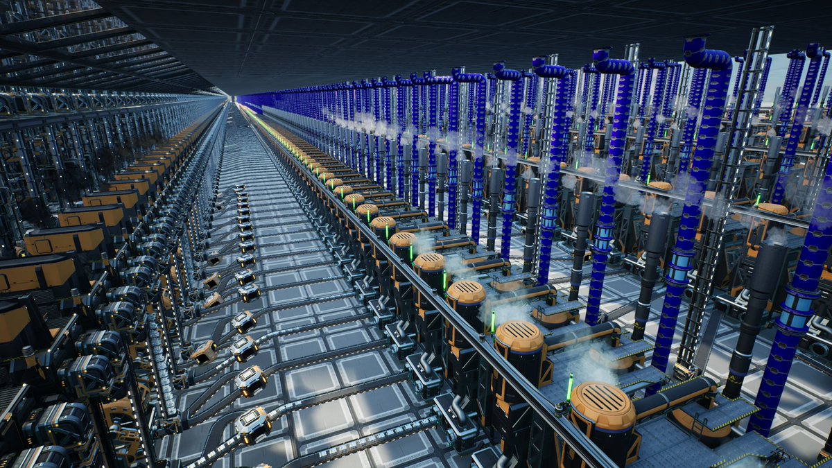 Almine23's tweet photo. 1 Millions (+α) of Screws per minute Factory.
hope CSS dev's like this.
#SatisfactoryScreenshots https://t.co/3t6Eaya9tw