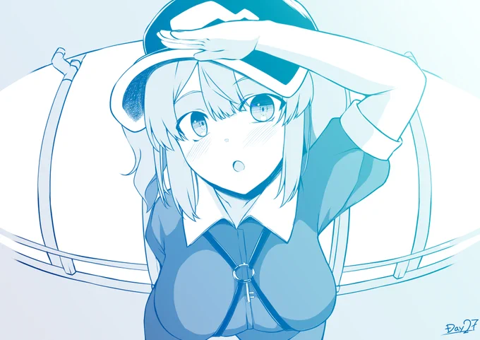 #100日チャレンジ
27日目のにとりさんです。お宅訪問。 