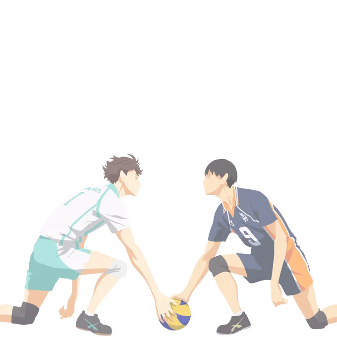 飛雄ちゃんじゃないですか。 #イラスト #ハイキュー #及川徹 #影山飛雄 