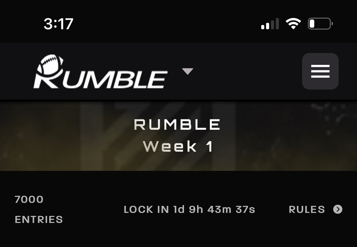 OwnTheMomentNFT's tweet photo. So exciting to see the @NFLALLDAY community embracing OTM Rumble 🙌

We crossed 7,000 Week 1 entries overnight with plenty of time left until lock

Can’t wait to see which rosters are atop the leaderboard tomorrow! https://t.co/DM7OAys987