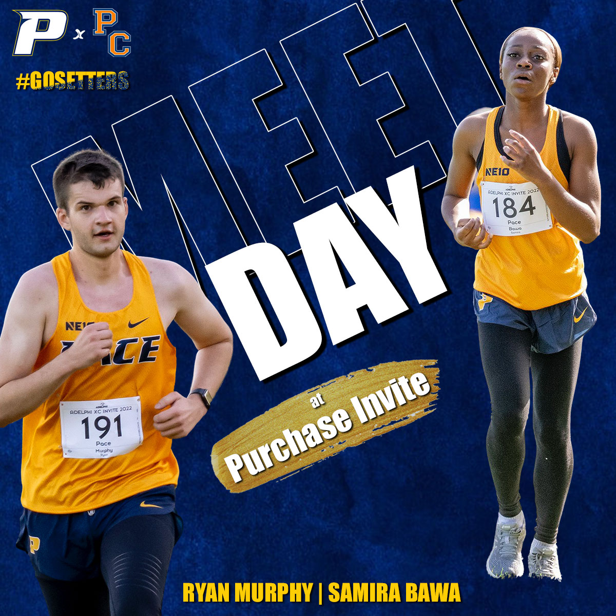Good luck to <a href="/pacesettersxc/">PacesettersXC</a> at this morning's Purchase College Invitational! 🏅

WXC: 9:30 a.m.
MXC: 10:30 a.m.