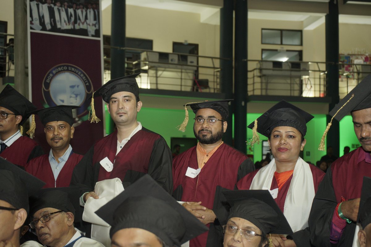adbumedia's tweet photo. PhD Degree Awards - 11th Convocation Ceremony of the Don Bosco University. 
#DonBoscoUniversity
#DBUGlobal
#ADBUConvocation2022
#PhDDegreeAwards https://t.co/yZfJ9ilfHx