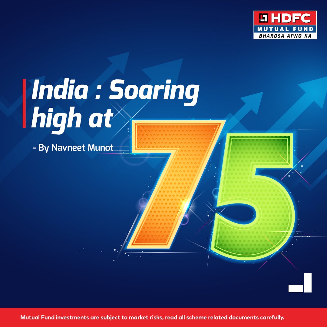 hdfcmf's tweet photo. With #MutualFunds adding 3.17 crore accounts in 2022, the future of investing seems brighter than ever.
India turned 75 recently &amp; against this backdrop, Mr. Navneet Munot looks back at the interesting journey of India's capital market.

Read more: https://t.co/ThgW0ZIdRn
#HDFCMF https://t.co/hGRxCBLsx5
