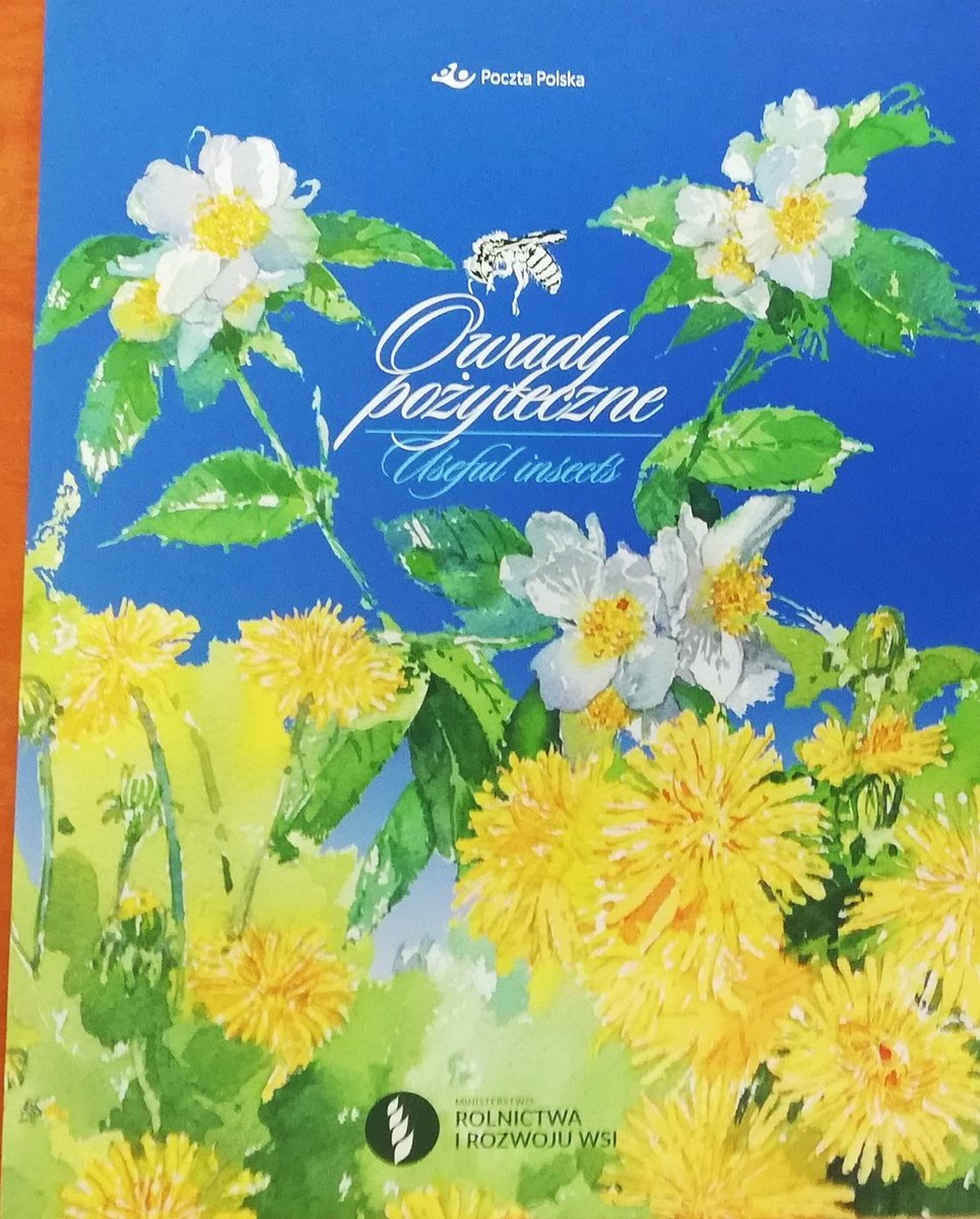 CzemborH's tweet photo. 👍🤩💚🍎🧑🌾🍒👏
Owady pożyteczne - useful insects - #pocztapolska #polishpost #znaczki #stamps #poststamps
Autor ➡️Andrzej Gosik👏
#MRiRW 💚#flowers #kwiaty #bees #pszczoły
➡️ #pollinators #climatechange #zmianaklimatu #food #foodsecurity #pollination #bezpieczeństwożywnościowe https://t.co/bpOomlcjsg