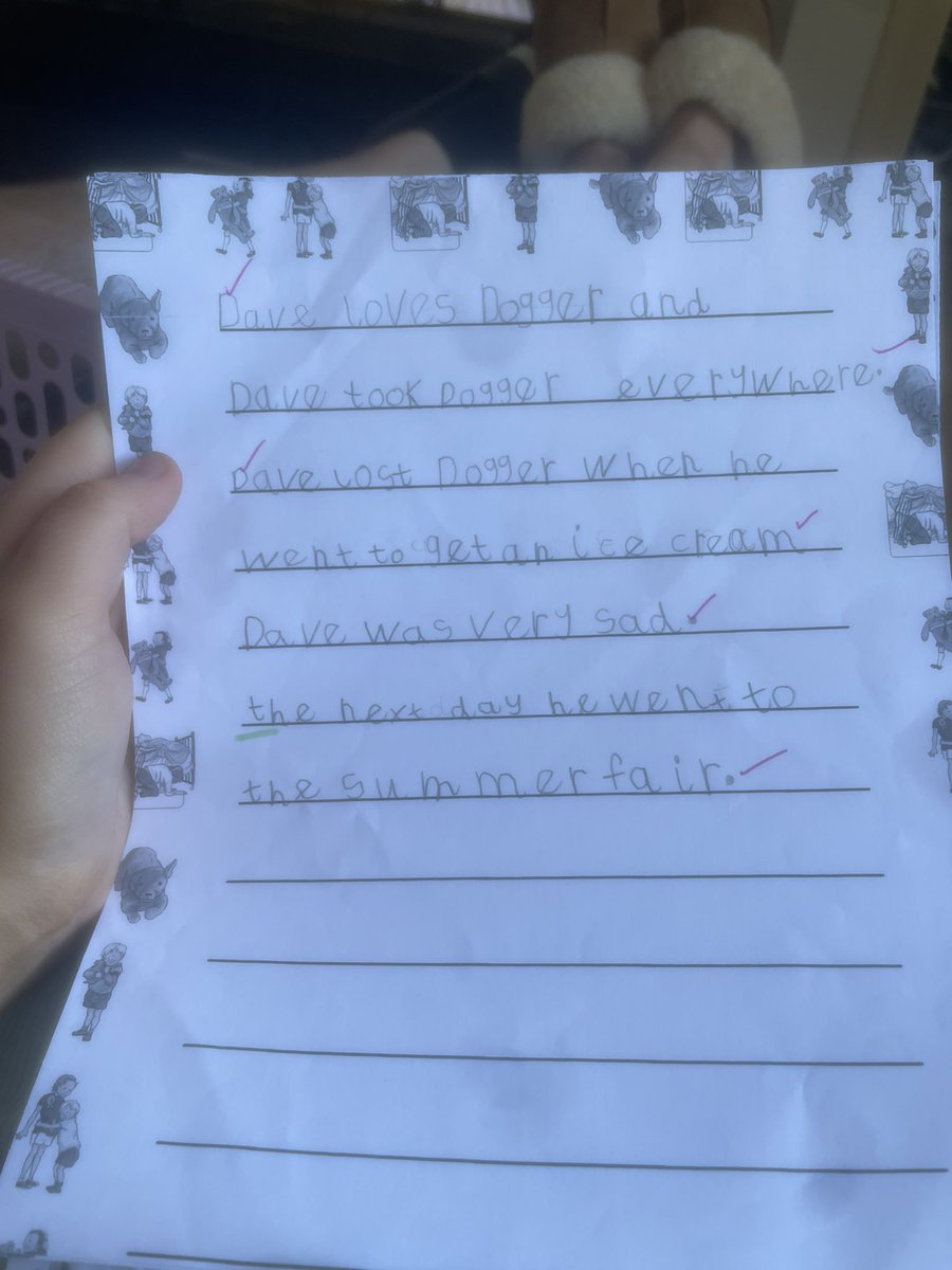 MissLongR1's tweet photo. Can we appreciate this AMAZINNG work from one of my Year 1 students?!?! Retelling the story of Dogger! #Vproud https://t.co/C6eLChrUa9
