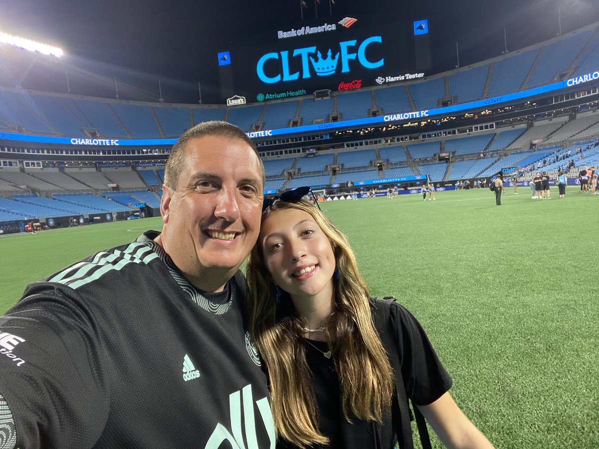 Wesley_Riley35's tweet photo. It’s @CharlotteFC match day; prediction is 2-1 with @Bronibro13 and @AShinyashiki9 finding the back of the net.  Trying new seats today in sec 133 #LetsGoCLT https://t.co/7VQ6fHLnaH