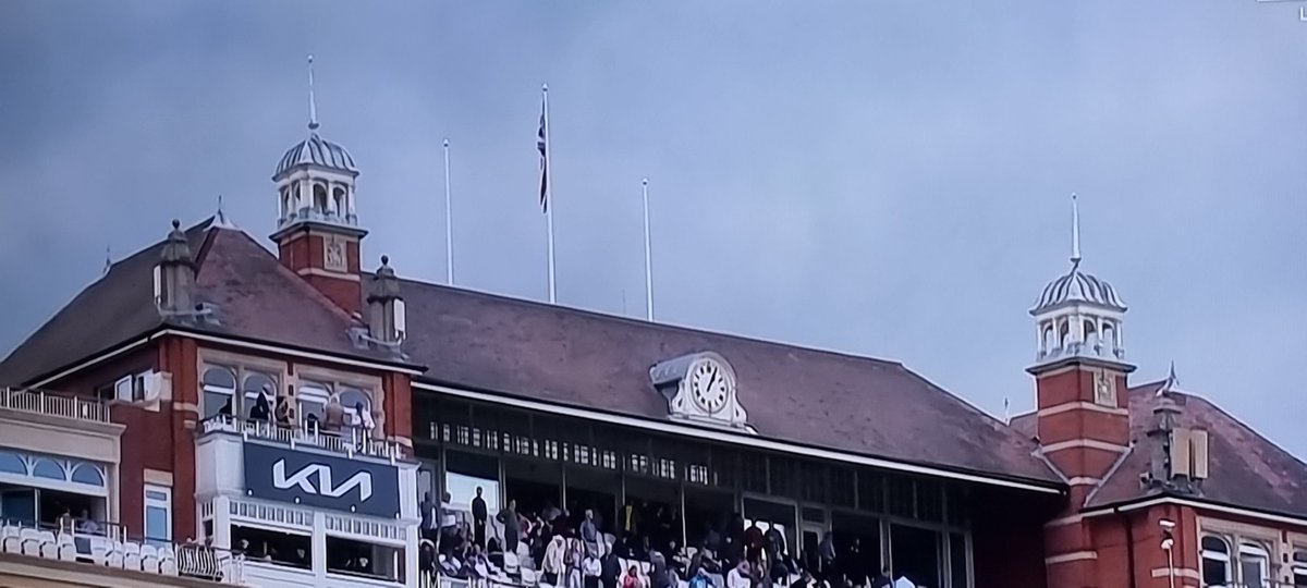 RayHodge's tweet photo. @ECB_cricket shouldn't the flag be at half mast. https://t.co/AubqCLZDJ8