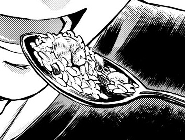 全然関係ないけど、これは私が描いたエビピラフです。 