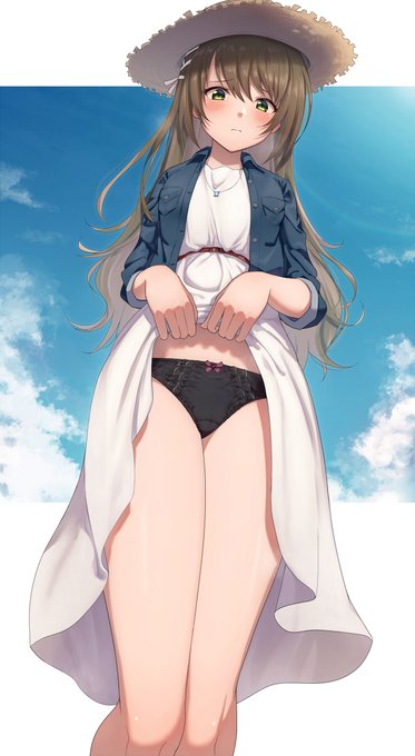 宮沢風花ちゃんにたくし上げてもらいました #Skeb 