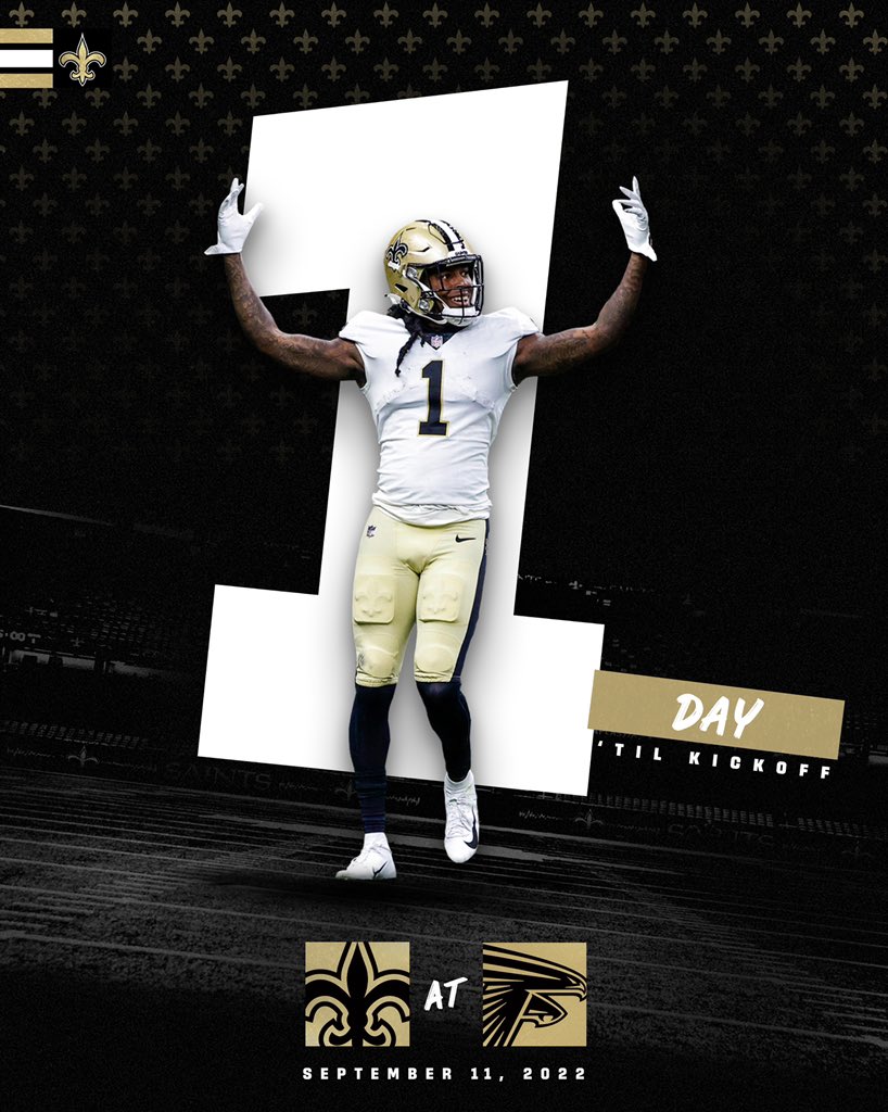Saints's tweet photo. #SaintsGameday eve ⚜️ https://t.co/D2WwyvaqXJ