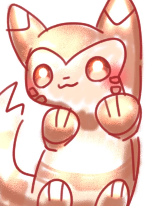 オオタチファンに怒られちゃう#ポケモンイラスト 