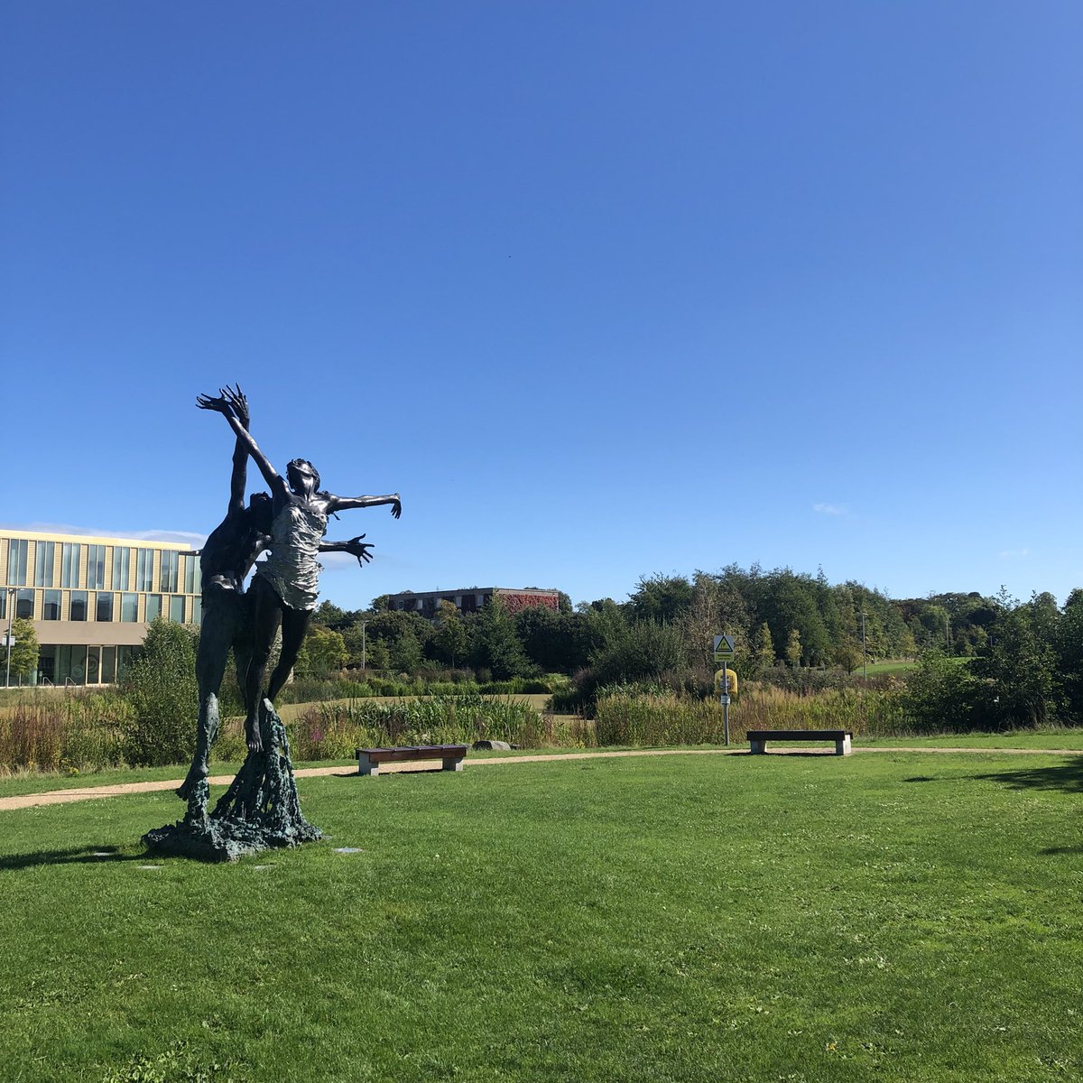 owcaudusi's tweet photo. Beautiful, sunny day at the campus.
@ucddublin 
@UCDLibrary 

#skies #clearskies https://t.co/HJCFzcNlIw
