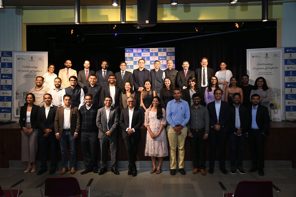 ISBedu's tweet photo. We thank our alumni and other friends and supporters of ISB who were at the event.

#ISBis20 #ISB https://t.co/iapiCfczp7
