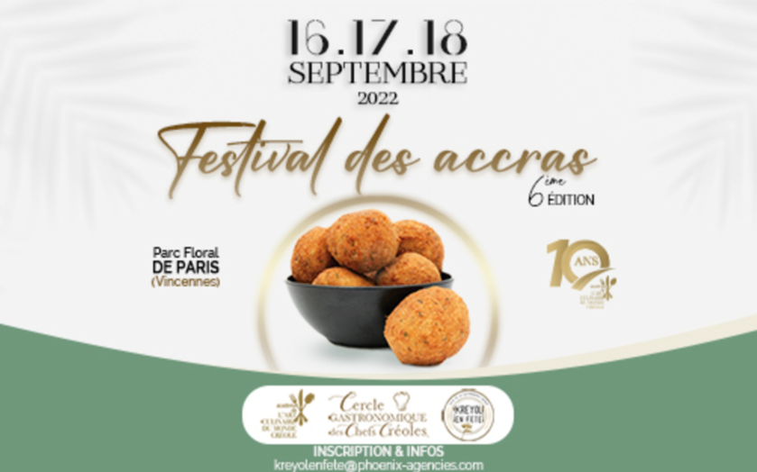 outremers360's tweet photo. Les #Accras dans tous leurs états à la 6ème édition du Festival des Accras à Vincennes les 16, 17 et 18 septembre 2022 

➡️Une opération qui vise à sensibiliser, valoriser et transmettre un pan de la richesse du patrimoine gastronomique créole

➡️https://t.co/SpSQwC7HPM https://t.co/Aukr9NSkao