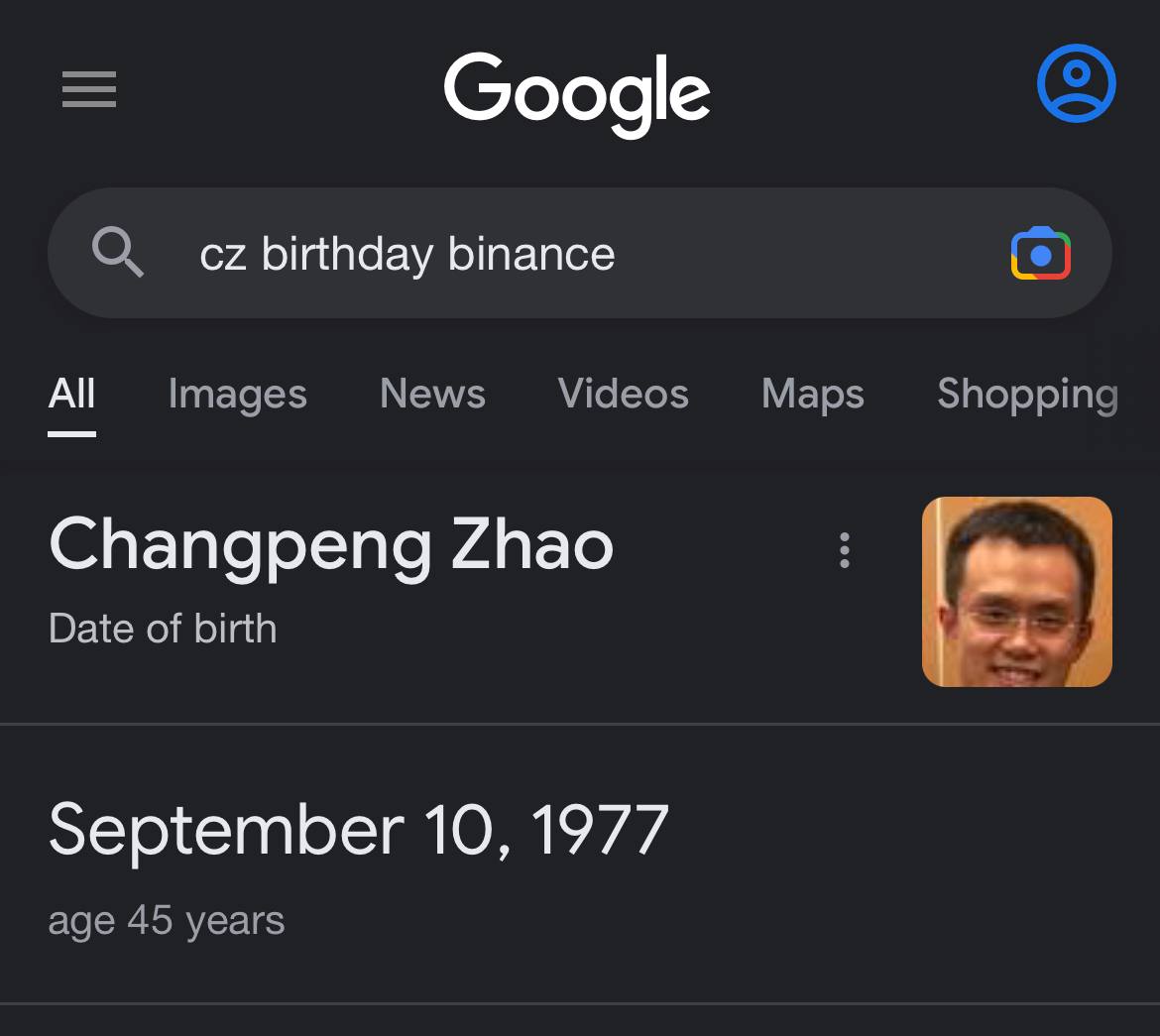 Binance tweet media