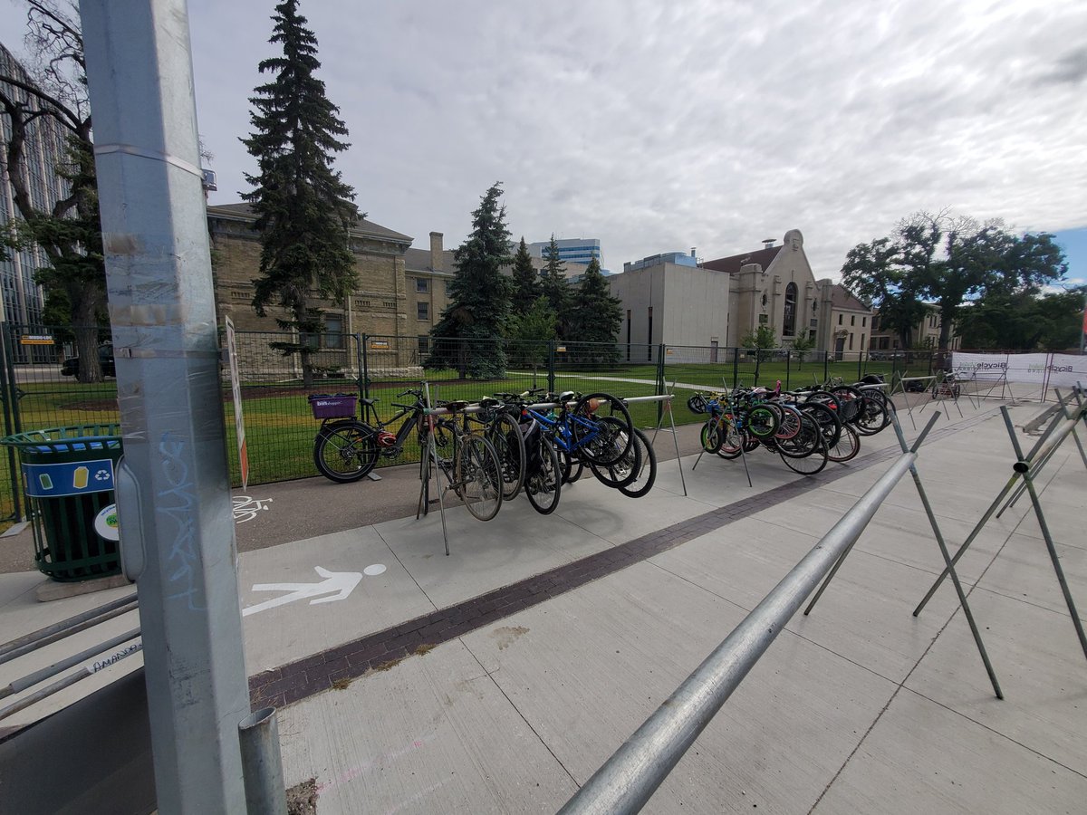 Bike valet is at <a href="/ManyFestWpg/">ManyFest</a> all day today and tomorrow to take care of your bike while you enjoy the festivities! We're located at York and Memorial. 

Hope to see you here!