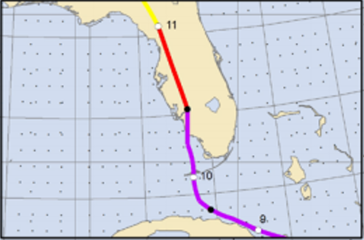 weather_history's tweet photo. September 10, 2017:

Hurricane Irma made landfall in Florida. The Keys archipelago, which was slammed by Category 4 winds and storm surge of 5-8 ft, saw thousands of structures damaged or destroyed. The storm then made a final landfall on the mainland as a Category 3.

#wxhistory https://t.co/GWsHsQXqU1