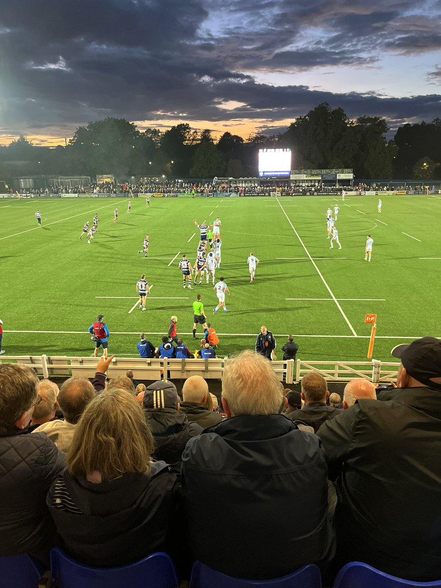 Great to spend time with coaches and staff from @coventryrugby during the week. Thanks to Nick Johnston and Jon Sharp for the invitation and hospitality. Terrific to see the team have a well fought win to start the season!