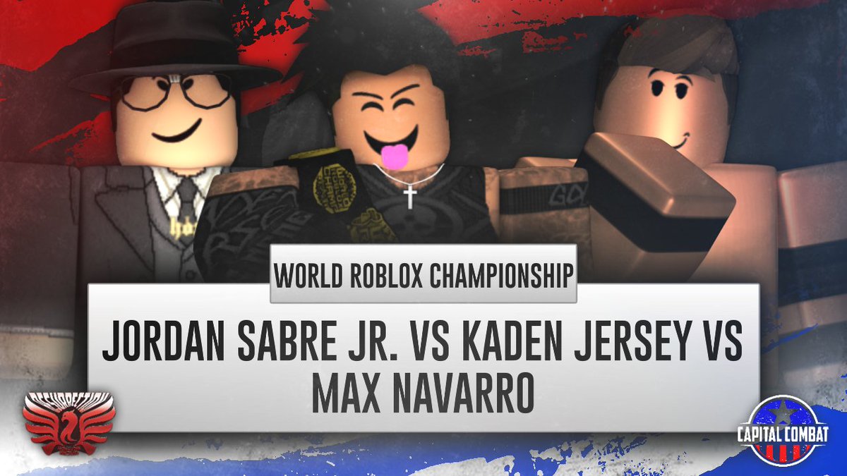 RESURRECTIONRW's tweet photo. CAPITAL COMBAT // TODAY AT 3PM EST

WORLD ROBLOX CHAMPIONSHIP

The main event is set. 

@ominteen. @rainsboyfriend. @SoulBreakerMN 

These men will all battle for the top prize in RESURRECTION.

Who will walk out on top? https://t.co/3cuasHtpZi