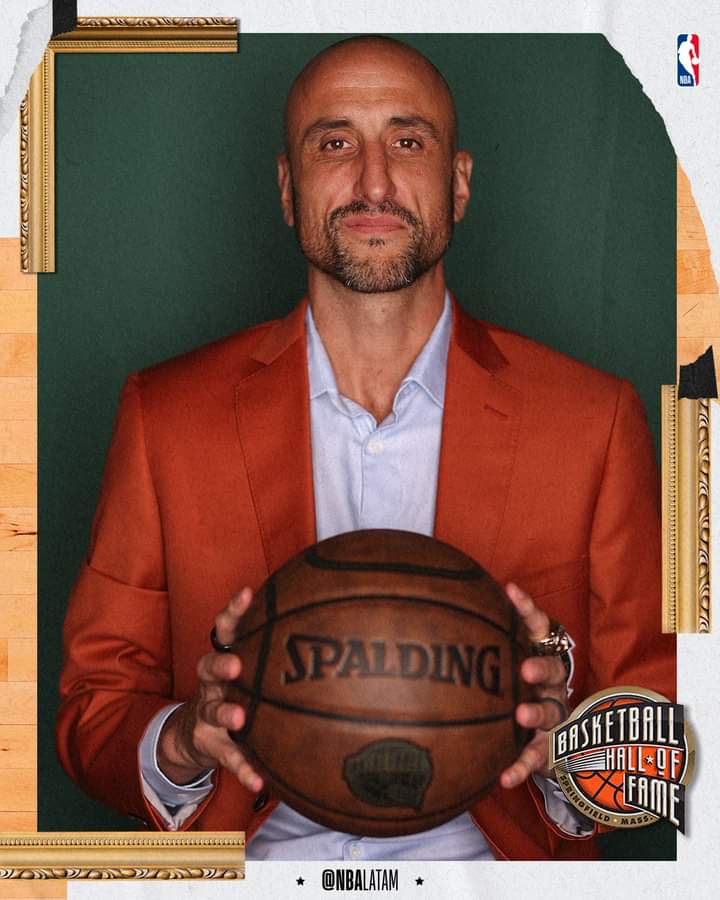 SantaFeBasket's tweet photo. #InteresGeneralSFB 🏀
Para el álbum !!
@manuginobili en el Salón de la Fama del Basketball 👏
#SFB https://t.co/sfsuiEDCiq