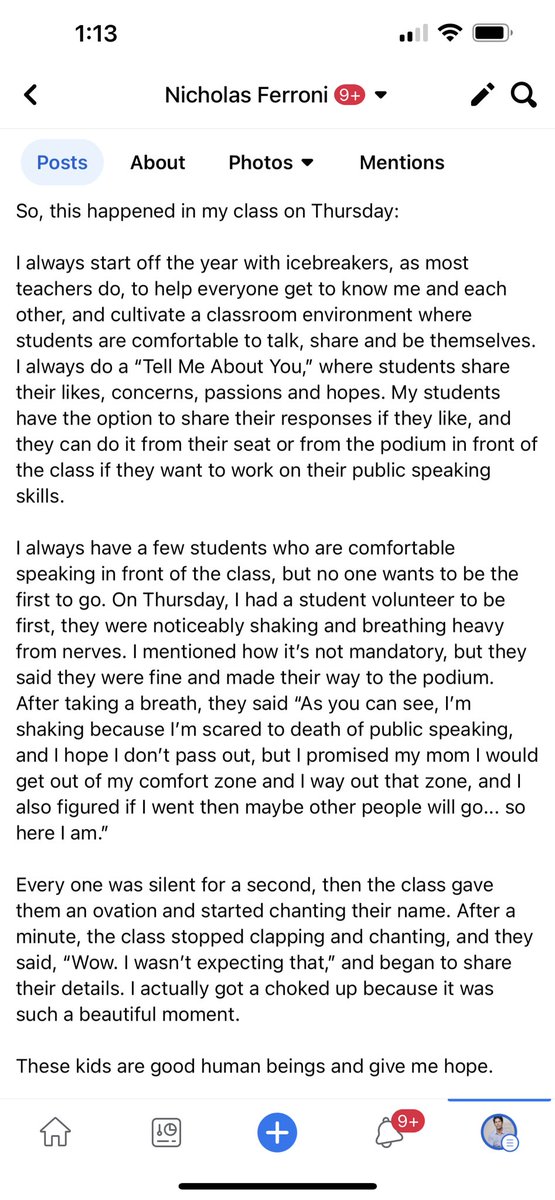 NicholasFerroni's tweet photo. These students give me hope🍎❤️ https://t.co/qnZYR7KWlj