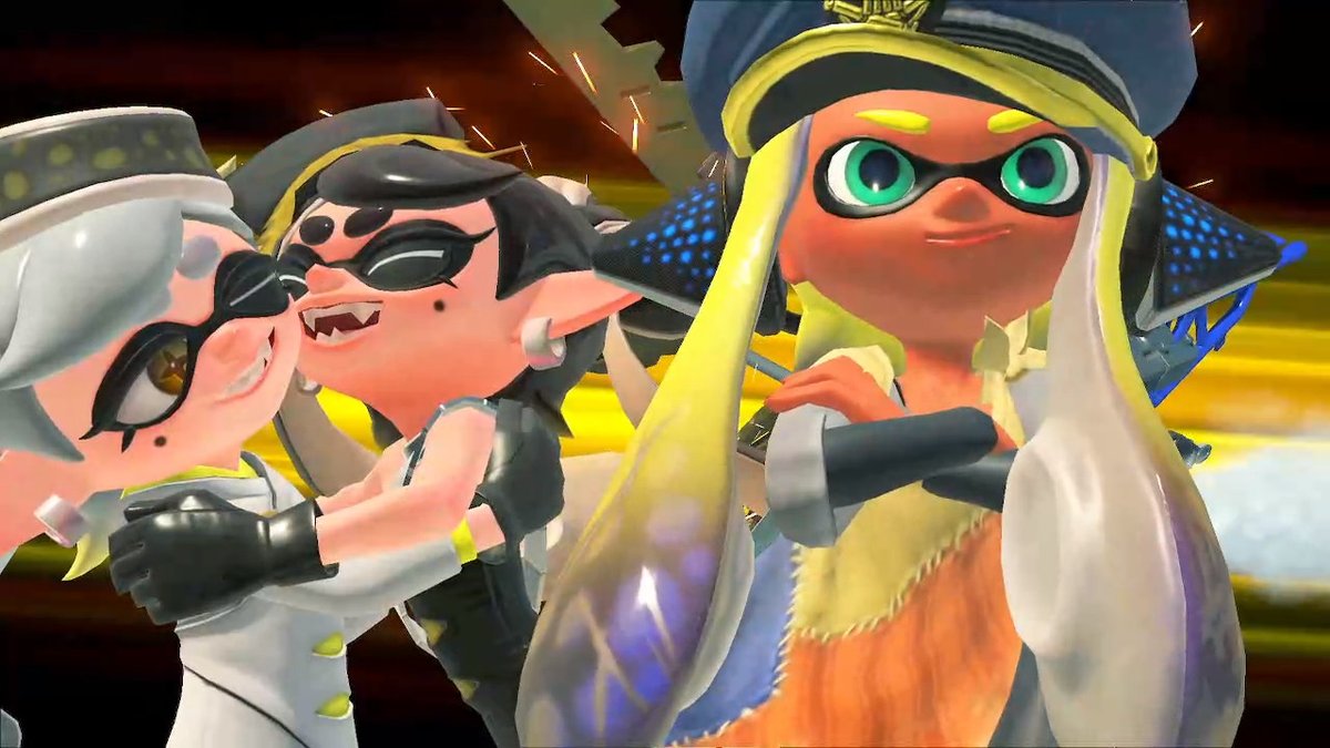 b_bermudas's tweet photo. ヒーローモードクリア！！
アオリちゃんかわいいよおおおおお
ホタルちゃんすてきだよおおおおお

 #スプラトゥーン3 #Splatoon3 #NintendoSwitch https://t.co/ldMtkD20MM