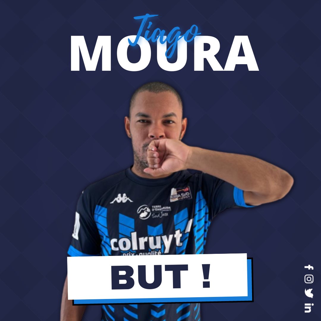 JuraSudFoot's tweet photo. 56â Tiago Moura réduit la marque ! âœïž
@assaintpriest 2-1 @JuraSudFoot
#ASSPJSF #JSFFAMILY https://t.co/vwhmgwL5B7