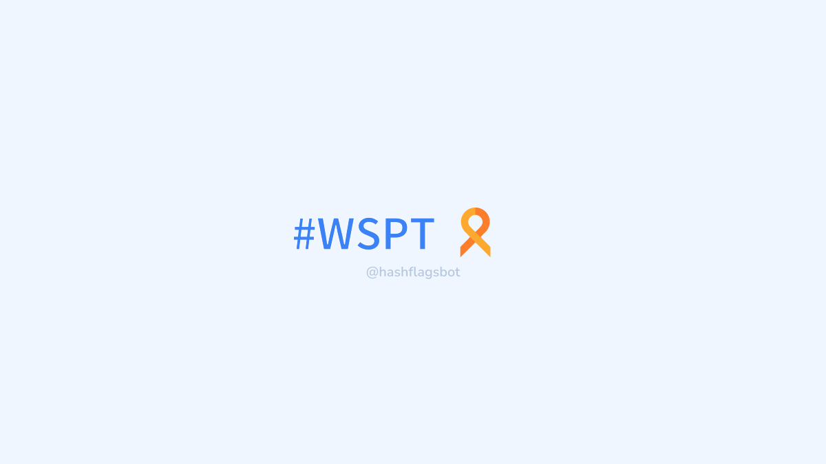 hashflagsbot's tweet photo. #WSPT https://t.co/8gmaoe3QME