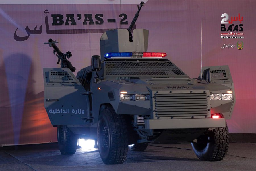 Aymans_X's tweet photo. Made in #Yemen .. Pictures of an armored security vehicle #Bas2 https://t.co/lu1ScwwBNh