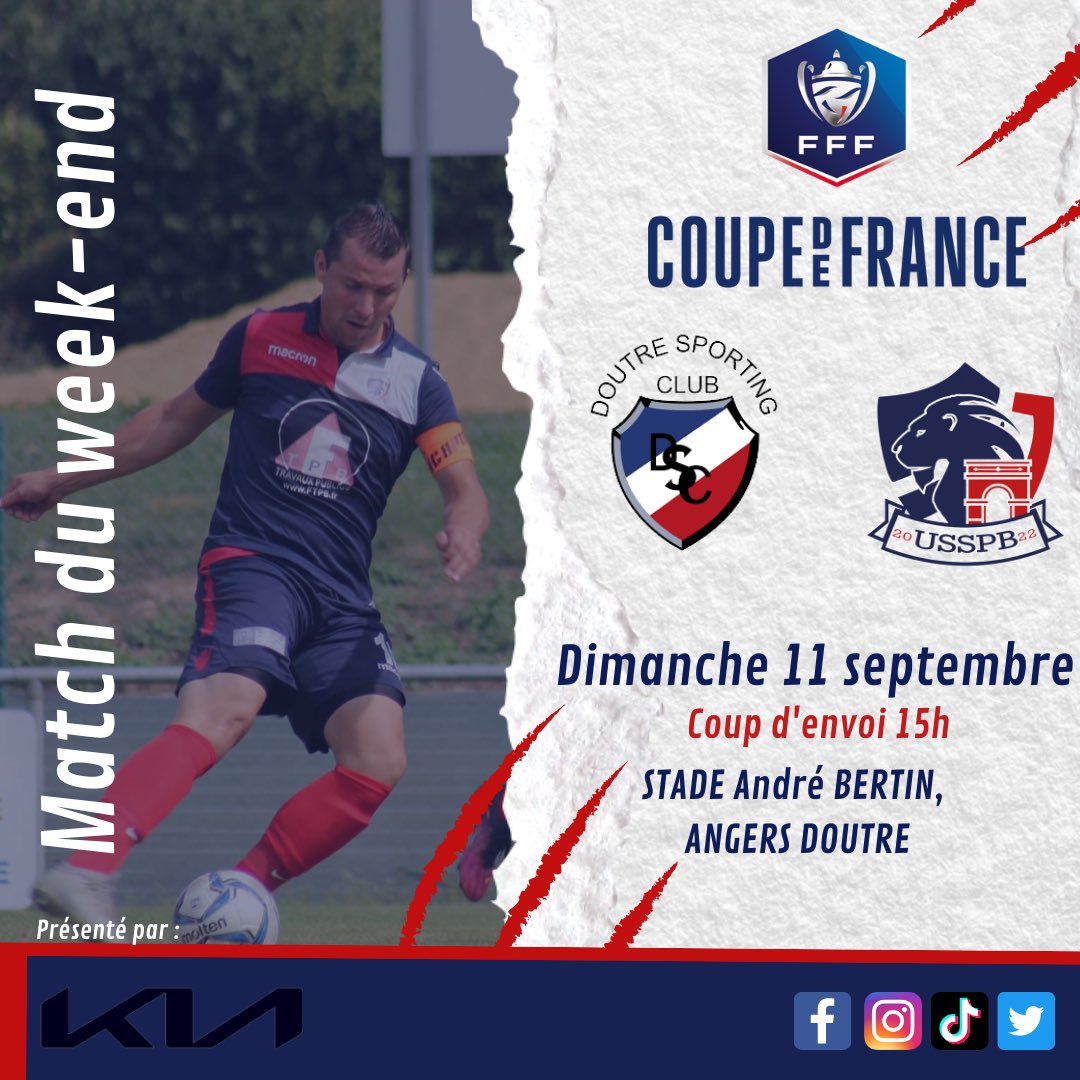 3EME TOUR DE COUPE DE FRANCE CE WEEK-END 🔵🔴
